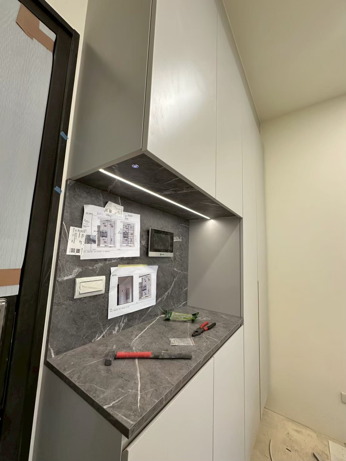 春福興波_蕭宅_玄關高櫃 春福興波_蕭宅_玄關高櫃